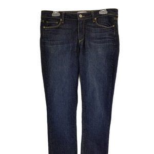Paige Womens Skyline Straight Leg Mid Rise Jeans D
